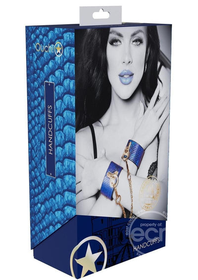 Ouch! Florence Blue Handcuffs - Coco & Lola's Lingerie Memphis 