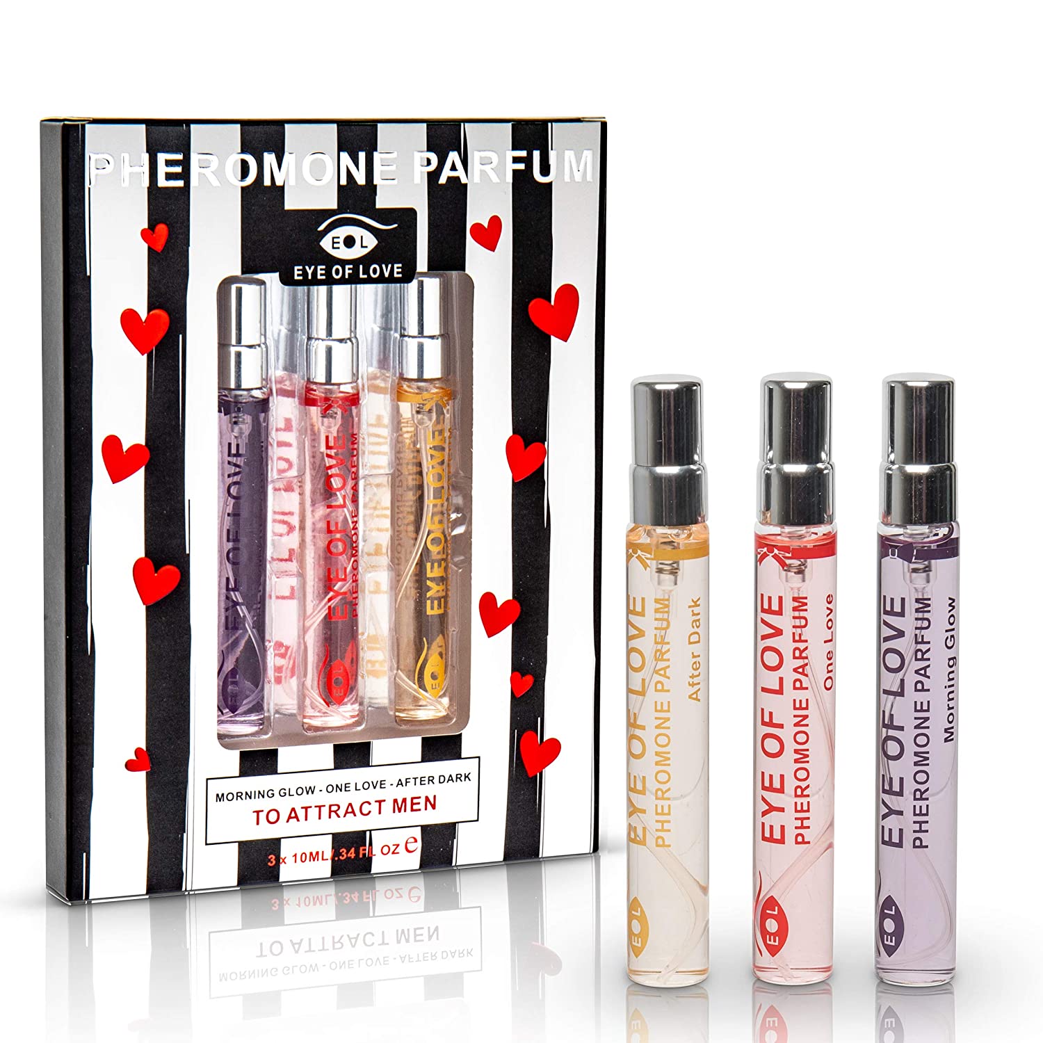 Eye of Love - Sample Set with 2ml perfumes Morning Glow, After Dark, O